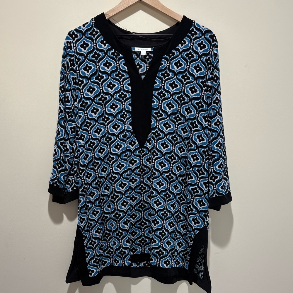 Chicos Stretch Knit Women’s Tunic Top